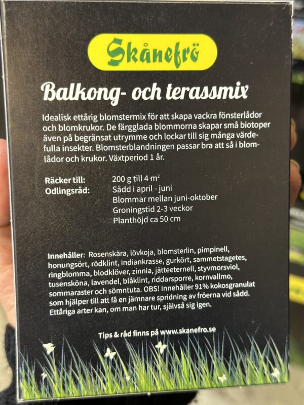 Balkong- och terassmix 200gr - Bild 2