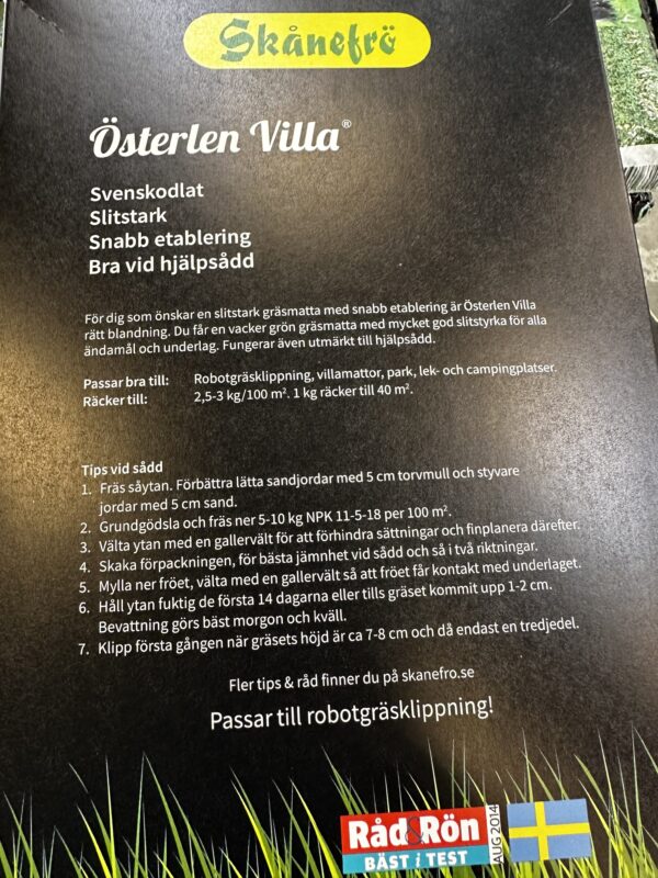Gräsfrön Österlen Villa 1kg - Bild 3