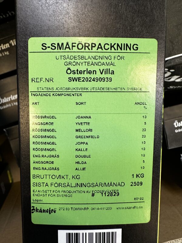 Gräsfrön Österlen Villa 1kg - Bild 2